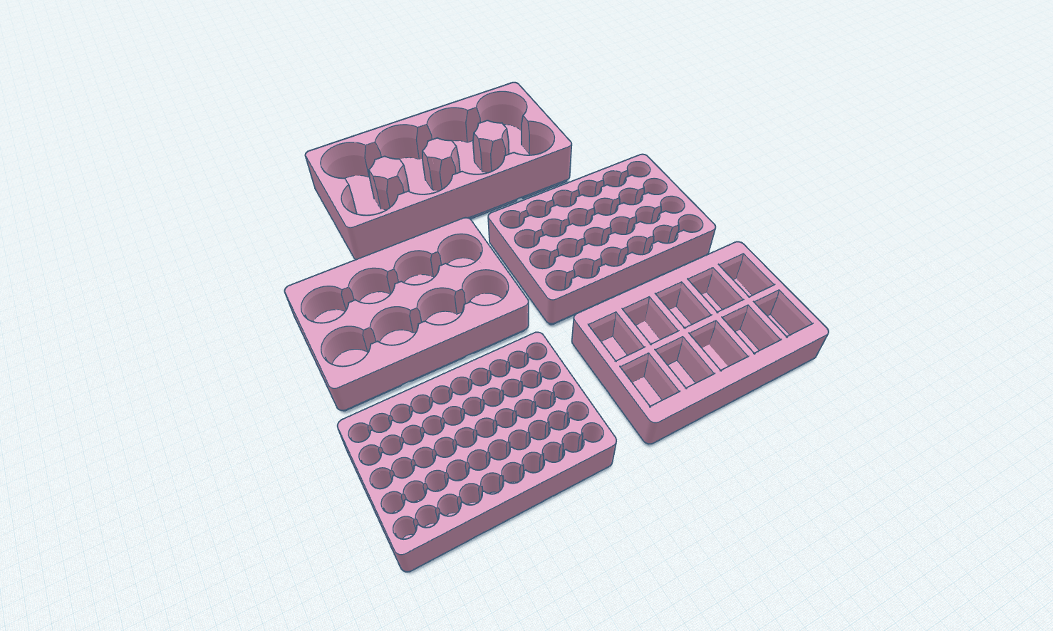 Gridfinity Battery Organizers