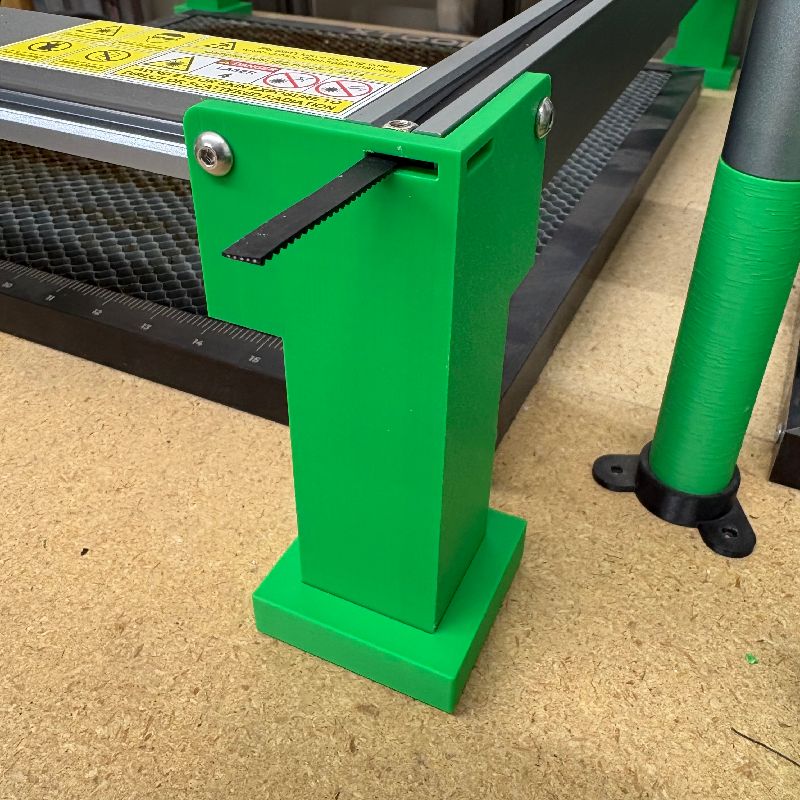 LaserTree K-Series Modular Riser Legs + Table-Anchor Feet (Up to ~400mm ...