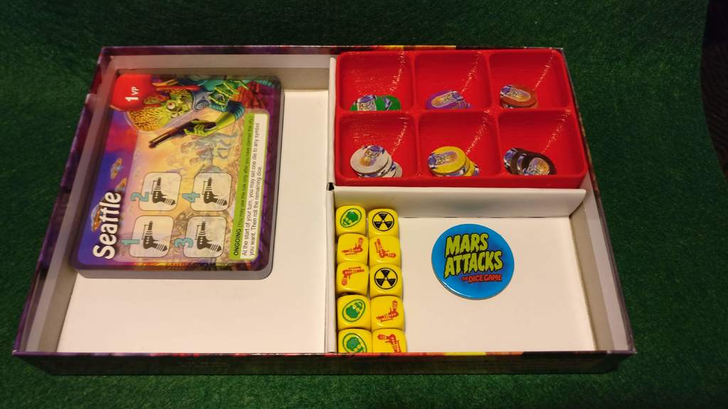 Mars Attacks The Dice Game, Insert by kap42 Download free STL model