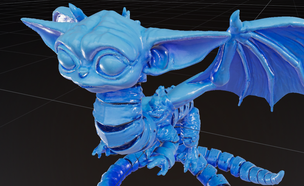 Grogu Dragon Fixed Statue