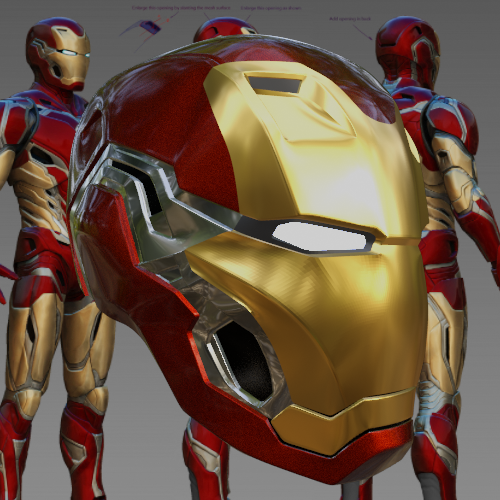 Mark 80 Iron Man Avengers Campus Inspired Helmet Von Budwin Mark 80 Iron Man Avengers Campus Inspired Helmet Von Budwin