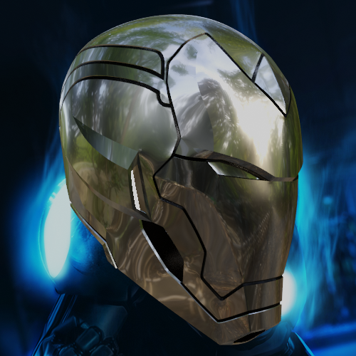 Superior Iron Man Inspired Concept Helmet