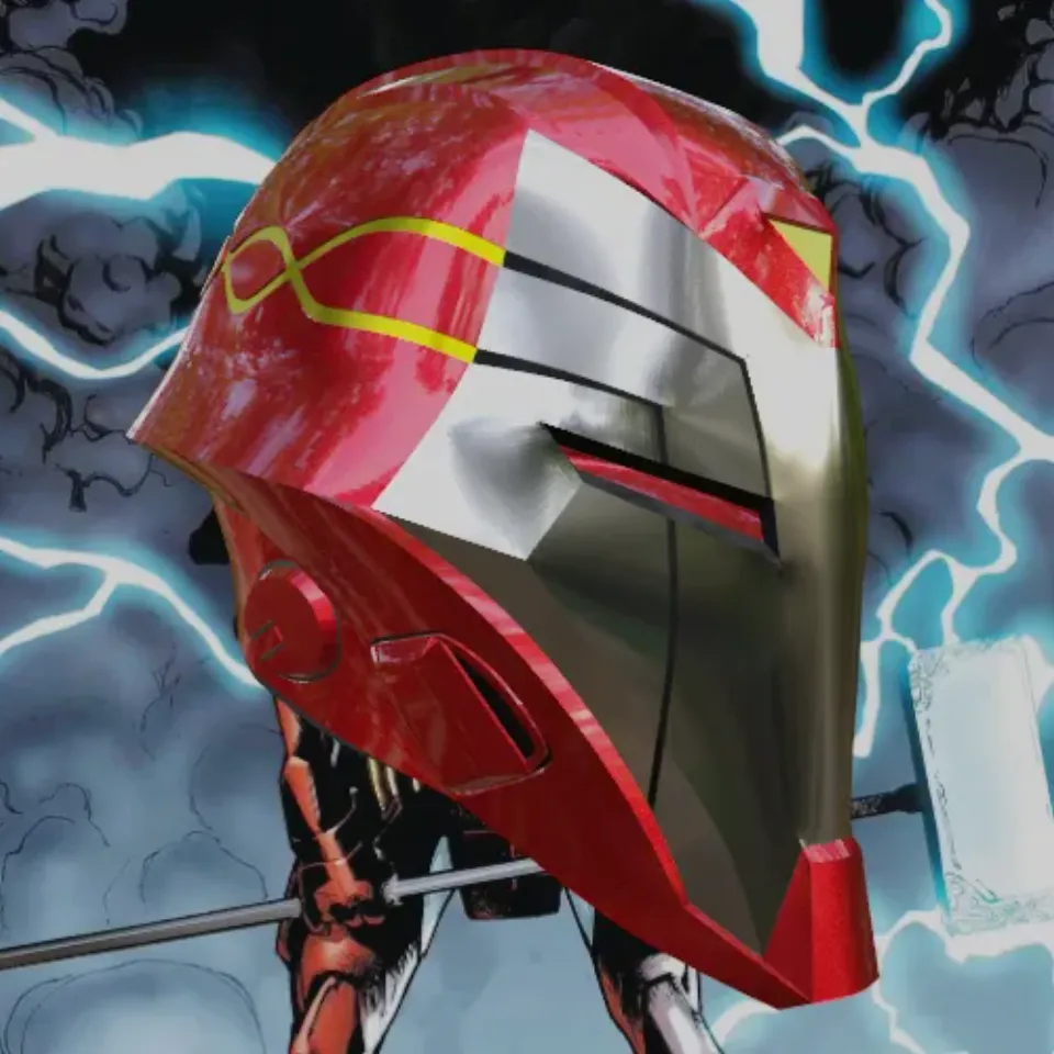 hammer advanced iron man helmet Mechahead IronMan Mk50 MK5 | English version | Voice Control featuring a responsive voice activation system that brings the legendary Iron Man Mask to life Iron Man Mark XLII Voice