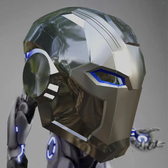 iron man helmet concept Iron-Man MK50 Electronic Cosplay Helmet, Voice，Touch Control with LED Eyes cementing its status as the ultimate embodiment of Tony Starks technological prowess Mark 50 Iron Man helmet