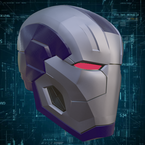 War Machine Mark 004 Inspired Helmet 