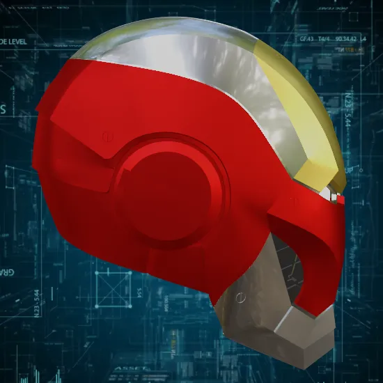 COMO HACER CASCO IRON MAN Avengers Endgame MARK 85 - How to make Iron Man  Helmet #avengersendgame 