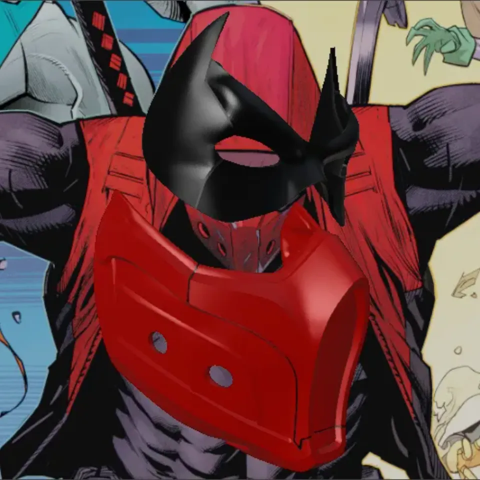 Red Hood Outlaw Inspired Mask by Budwin | Download free STL model ...
