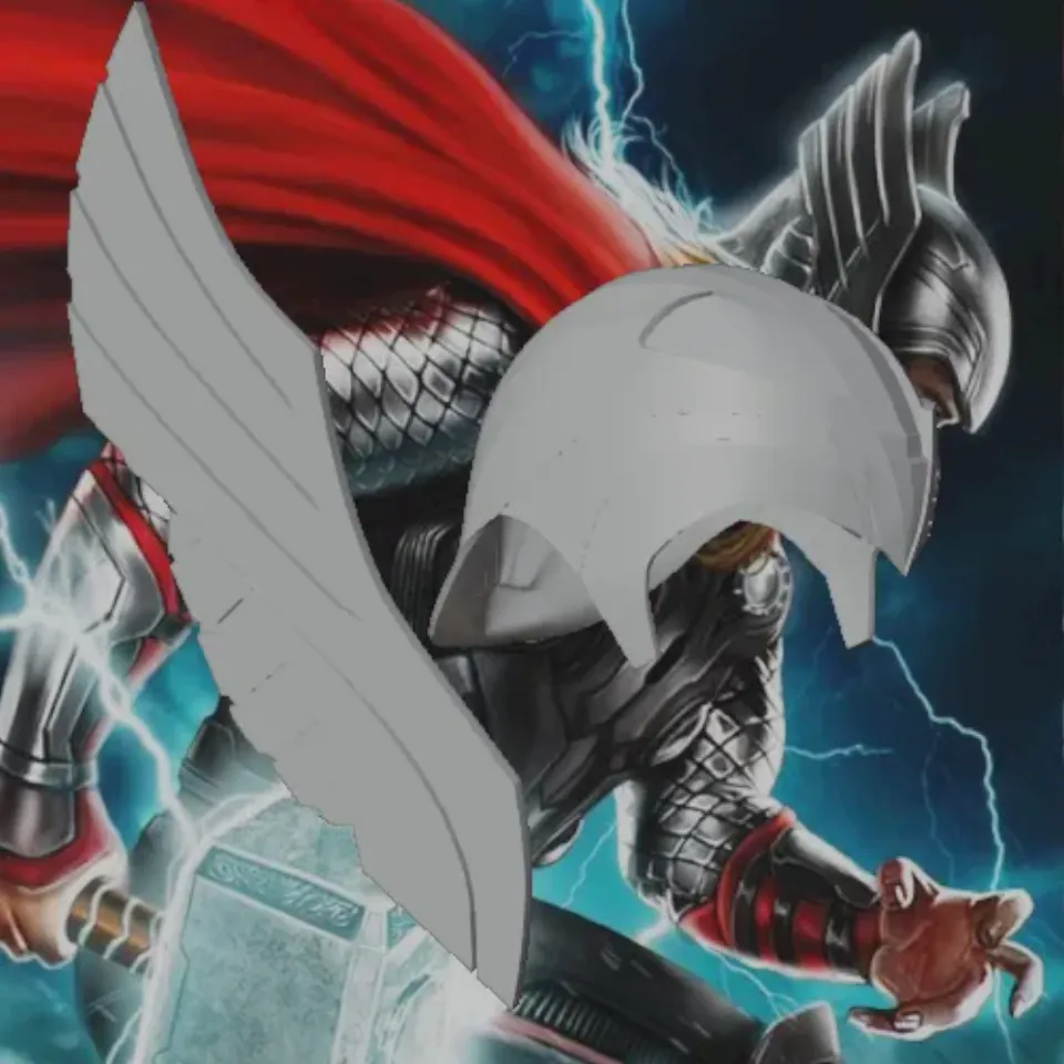 Thor Inspired Avengers Helmet by Budwin | Download free STL model |  Printables.com, image size:960x960