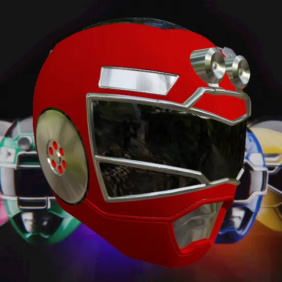 Red Turbo Ranger Inspired Helmet by Budwin | Download free STL model ...