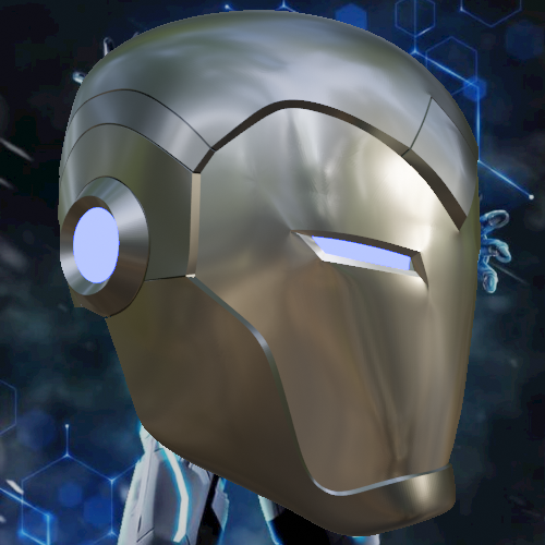 Superior Iron Man Model 50 Inspired Helmet