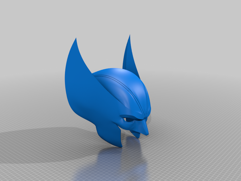 Miniatura 10 do modelo 3D Wolverine Inspired Helmet