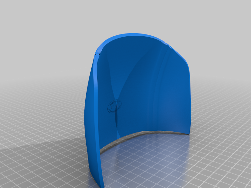 Miniatura 12 do modelo 3D Wolverine Inspired Helmet