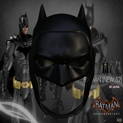 New 52 Batman Inspired Helmet by Budwin | Download free STL model ...
