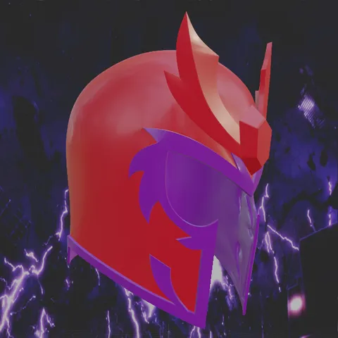 Magneto Inspired Helmet