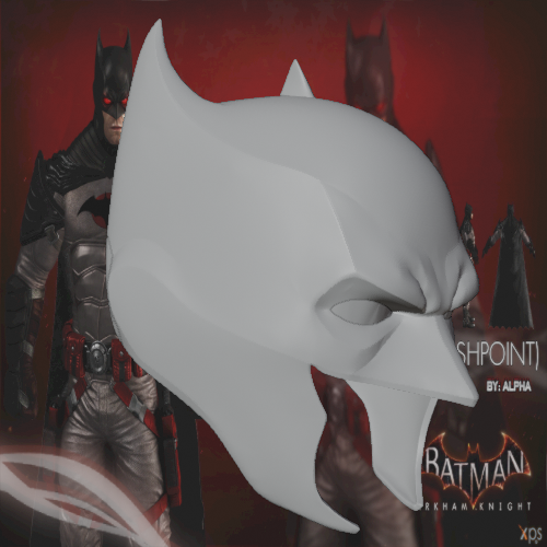 Miniatura 5 do modelo 3D Batman Flashpoint Inspired Mask