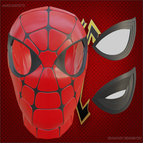 Iron Spider-Man Inspired Helmet