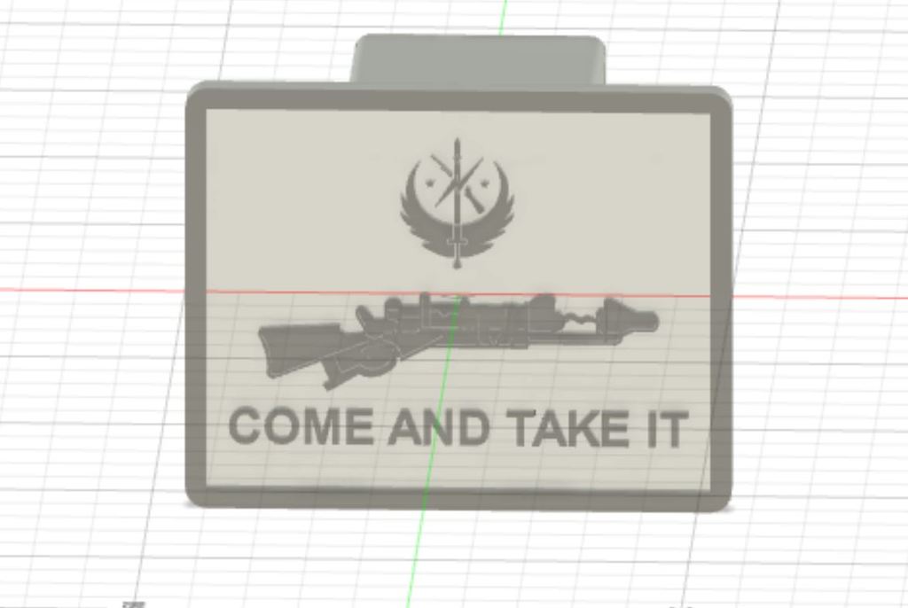 Minutemen come and take it 2in hitch cover