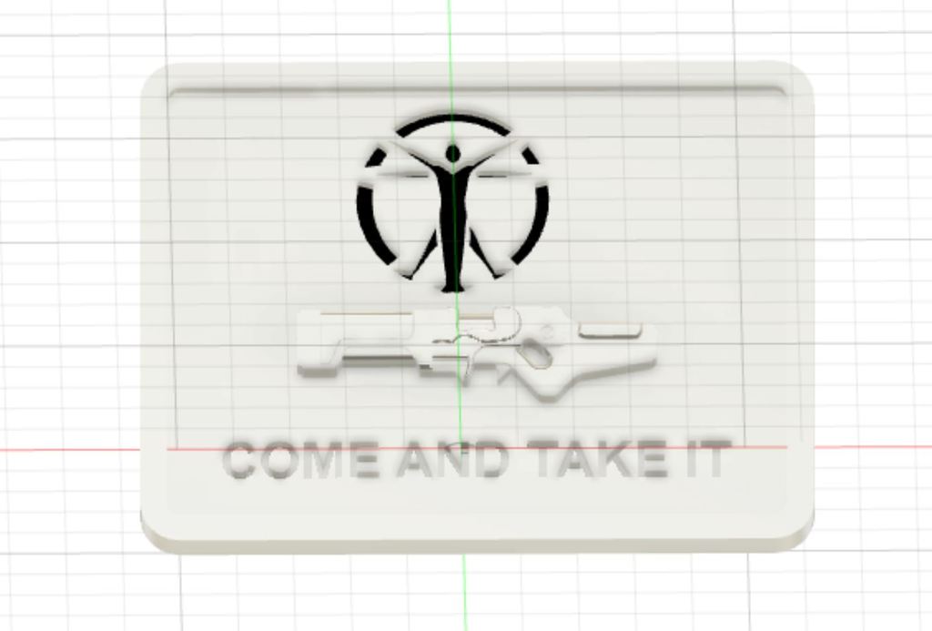 FO4 Come And Take It. institute plaque