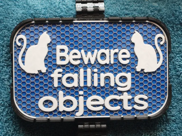 Falling Objects sign
