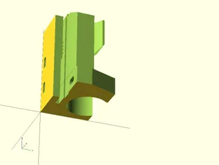 Ormerod X-carriage in OpenScad