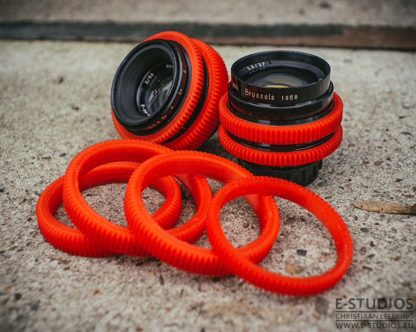 Seamless Lens Focus Gear Generator by Chrizz Download free STL model