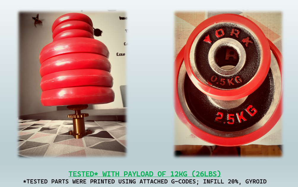 Miniatura 4 do modelo 3D Leveled Table Top - Leveling Foot