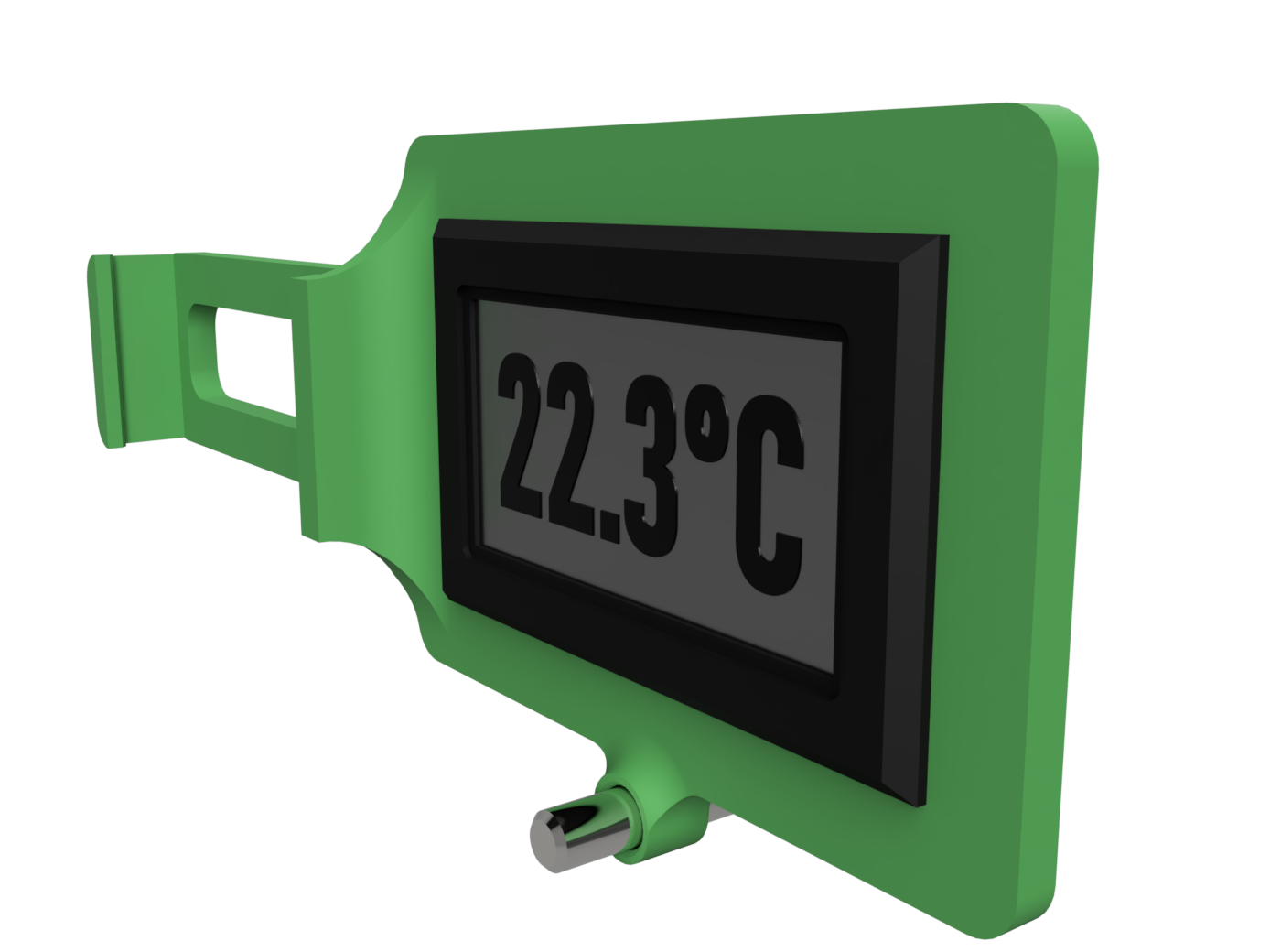 Prusa MK3S+ LCD thermometer holder by marcel293 Download free STL