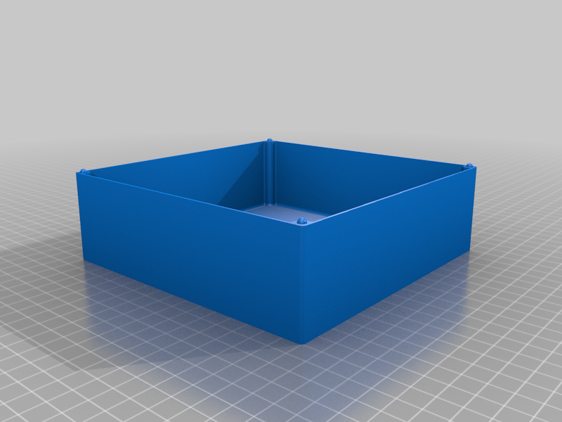 Miniatura 4 do modelo 3D Stackable small parts tray