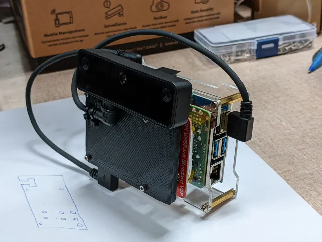 Raspberry Pi 4B / Oak-D Lite Portable 3D Camera