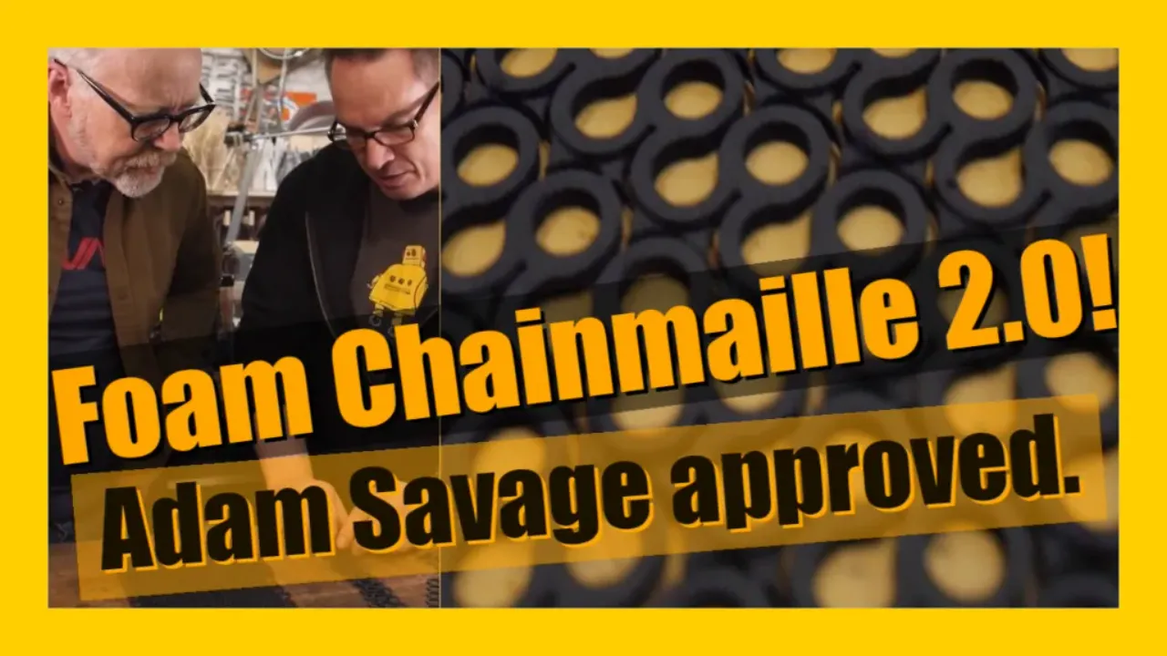 Cosplay Chainmail Made Easy - PSST It's EVA Foam