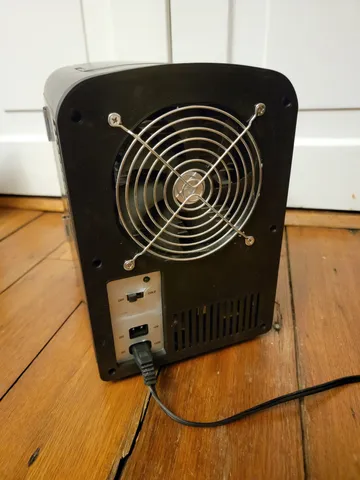 Retro Mini Fridge Fan adapter