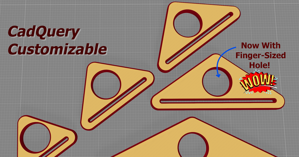 Yet Another Tube Squeezer (CadQuery Customizable) by jdegs Download