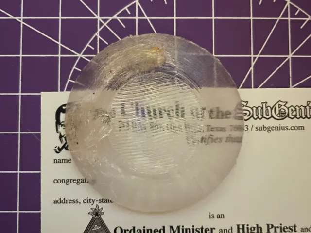 Disk for clear printing