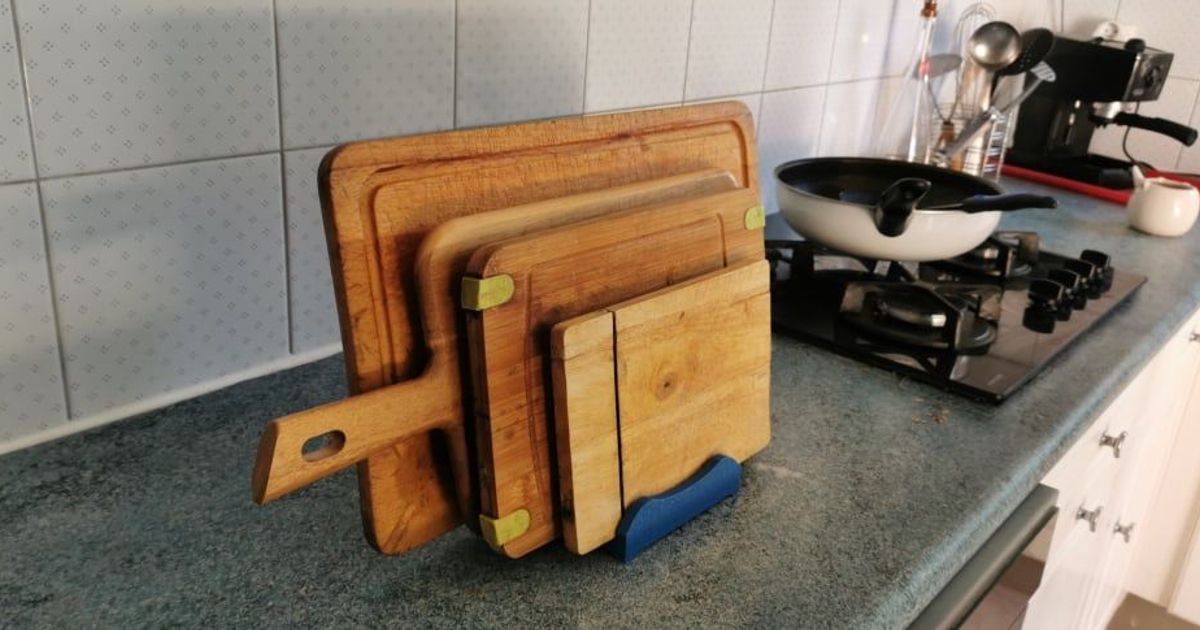 cutting board holder by DjOo Download free STL model