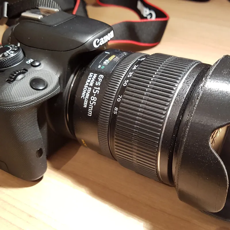 Canon 15-85mm lens hood (EW-78E) by Snafky | Download free STL