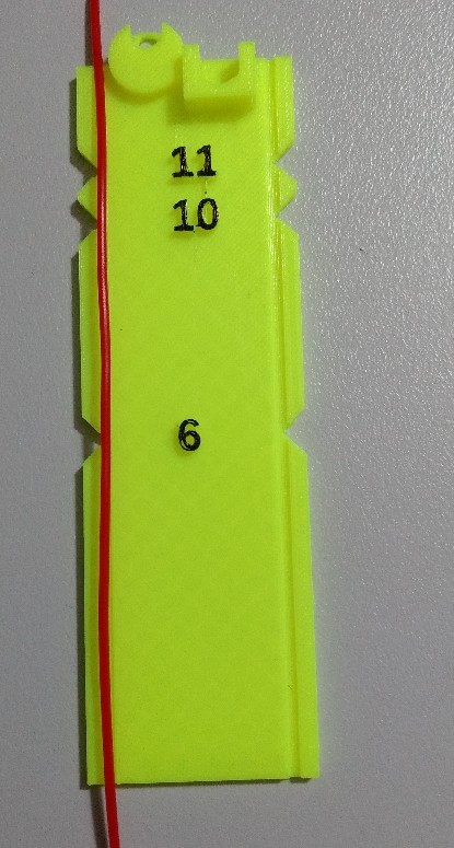 Extrudates Photo Ruler Extruder ruler V2 by Jipé | Download free STL model | Printables.com
