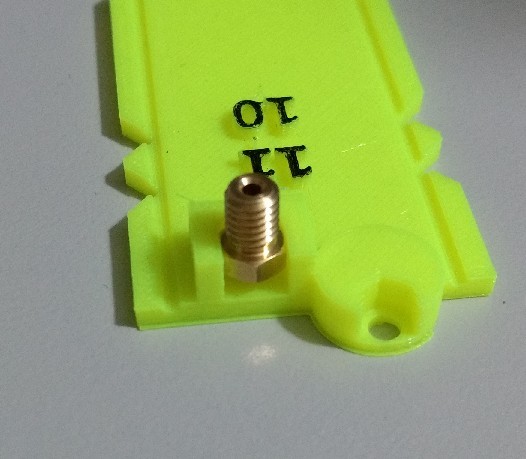 Extrusion Ruler Extruder ruler V2 by Jipé | Download free STL model | Printables.com