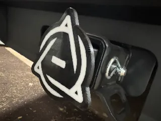 Theta-Delta Trailer Hitch Cover
