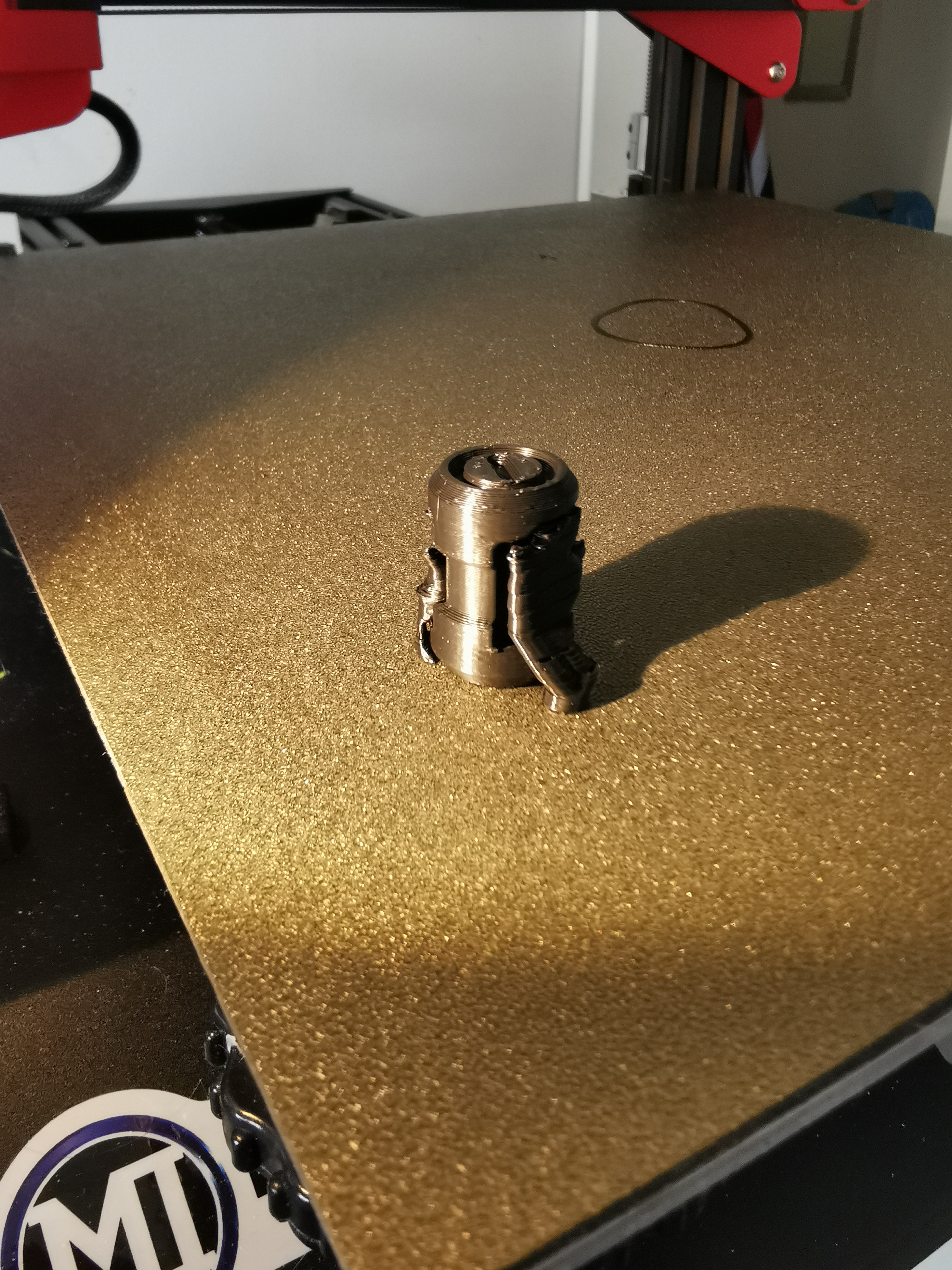 Easier to print knee joint. 3D model thumbnail