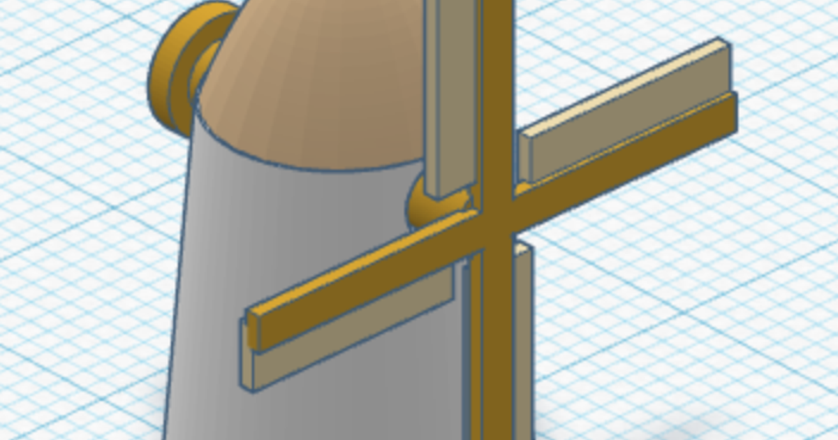 Windmill Rotation Indicator by tony | Download free STL model ...