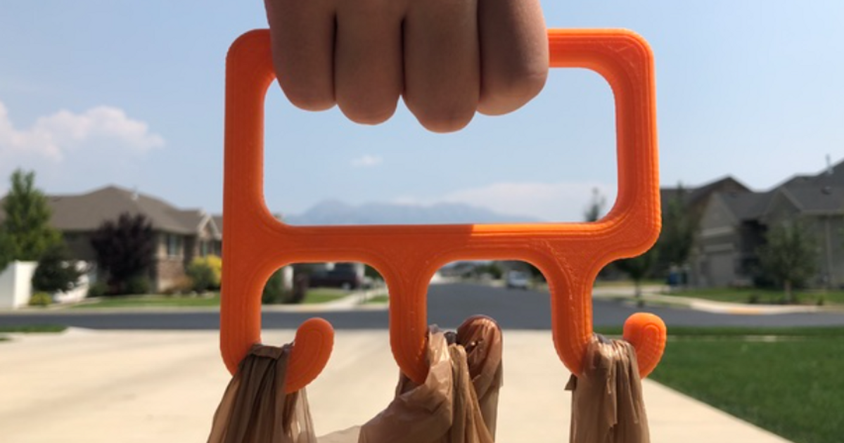 Bag holder by fox Download free STL model