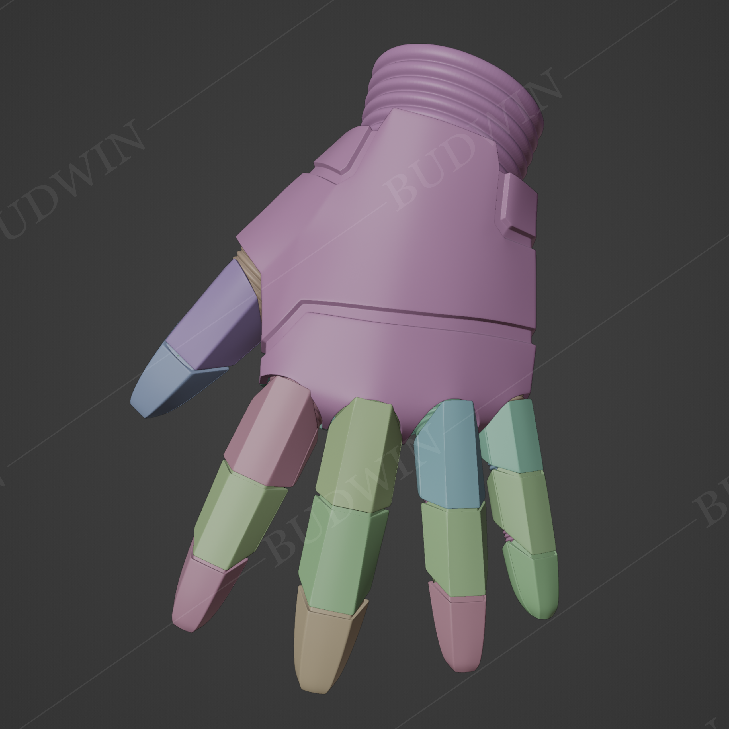 Miniatura 20 do modelo 3D Iron-man Hand set