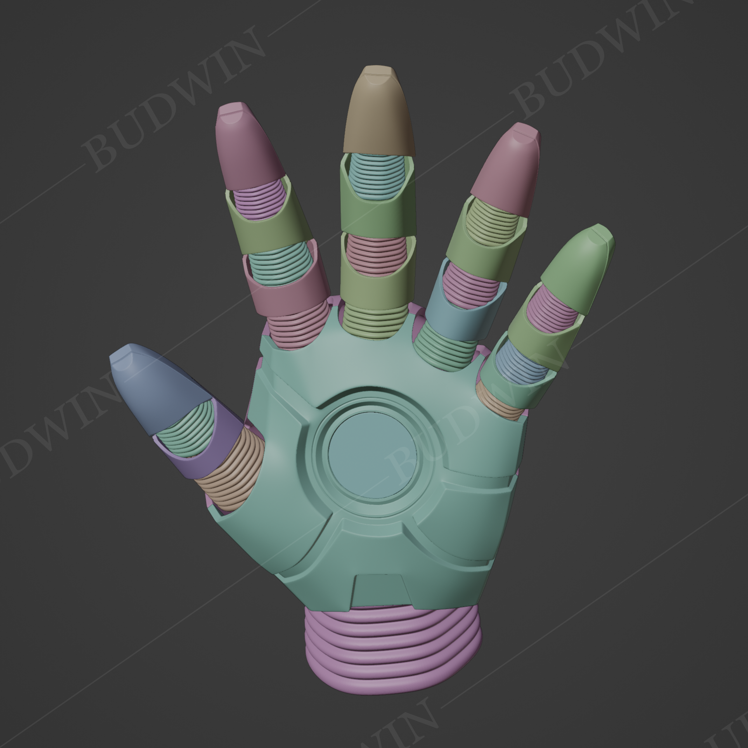 Miniatura 16 do modelo 3D Iron-man Hand set