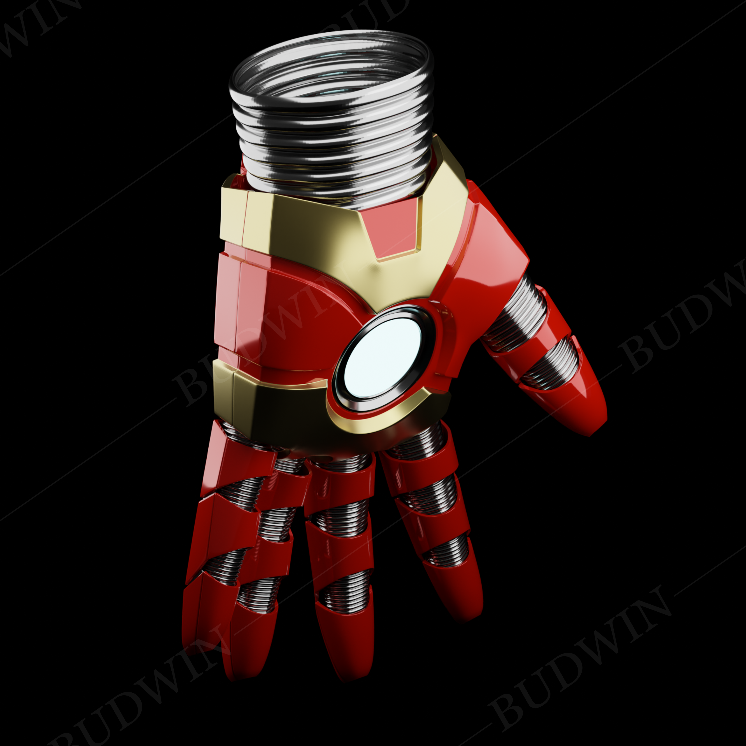 Miniatura 12 do modelo 3D Iron-man Hand set