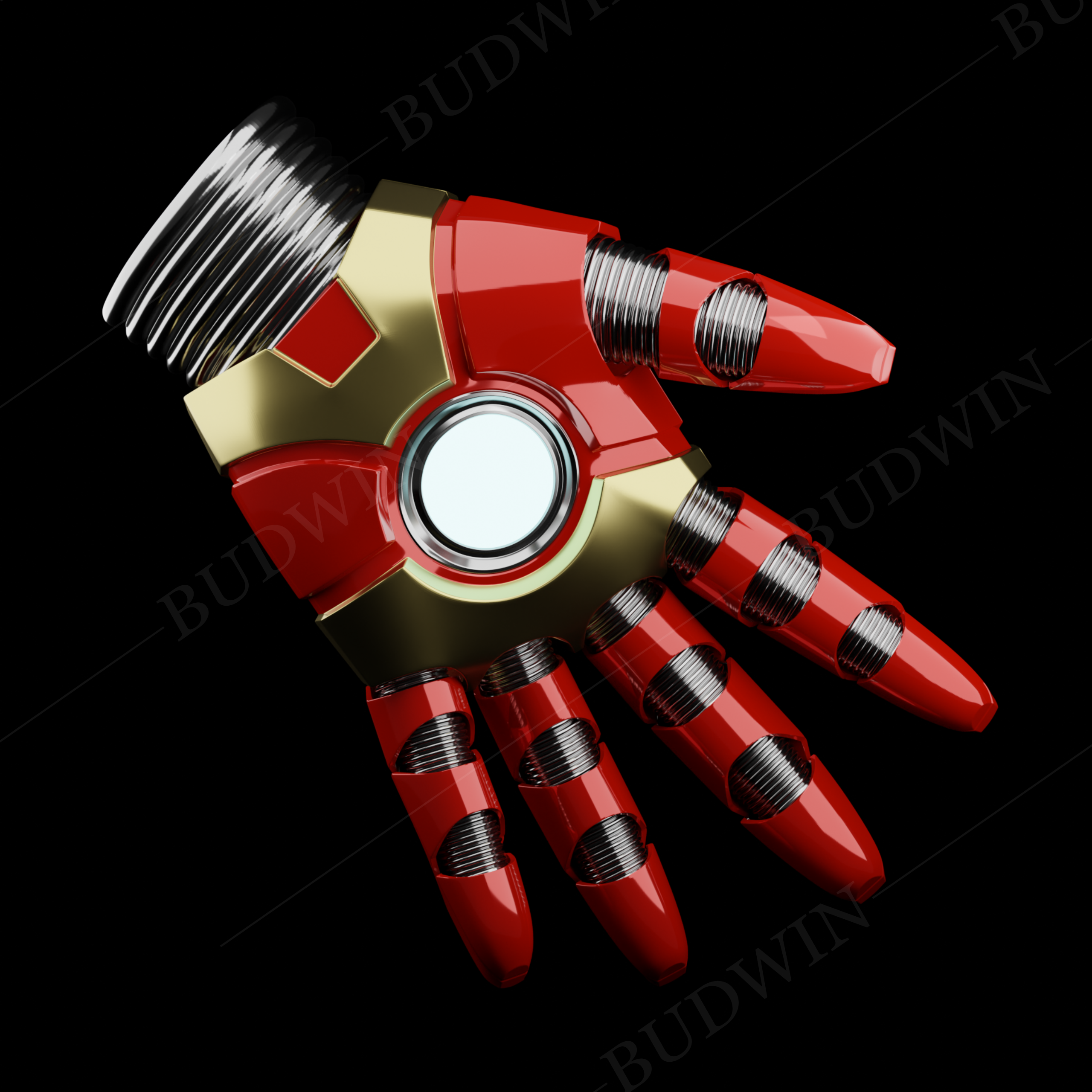 Miniatura 8 do modelo 3D Iron-man Hand set