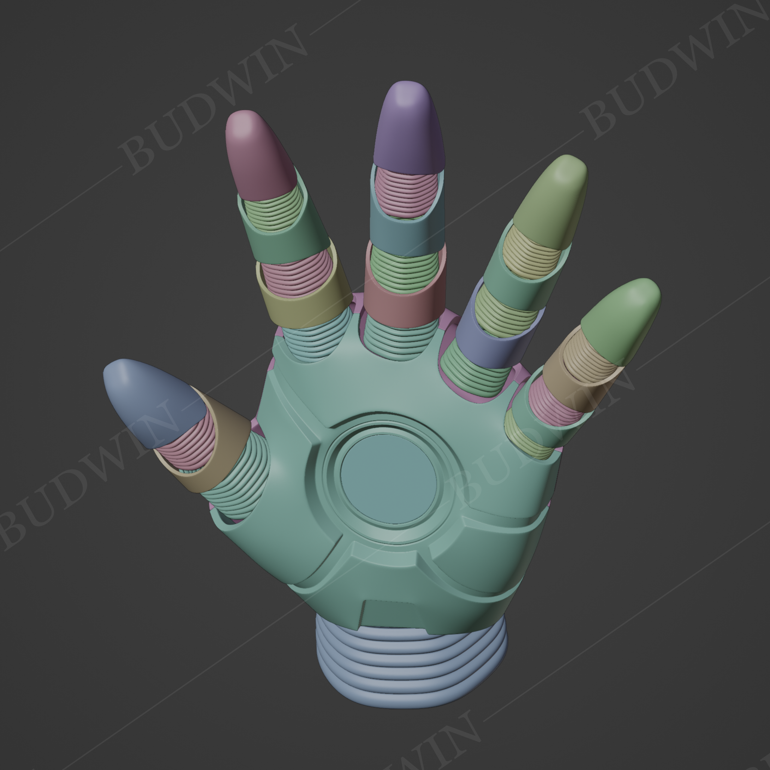 Miniatura 22 do modelo 3D Iron-man Hand set