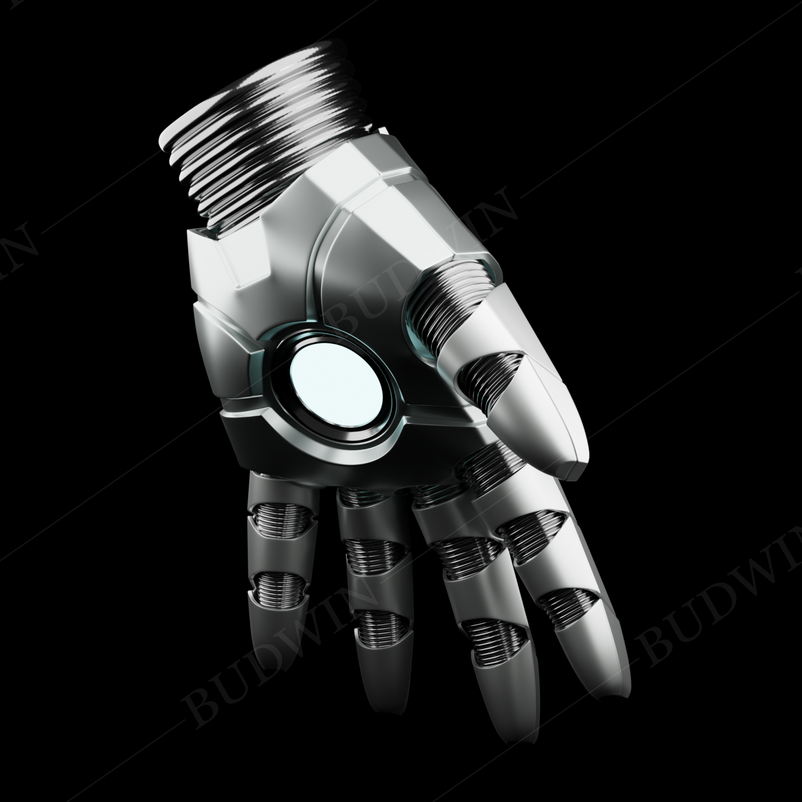 Miniatura 13 do modelo 3D Iron-man Hand set