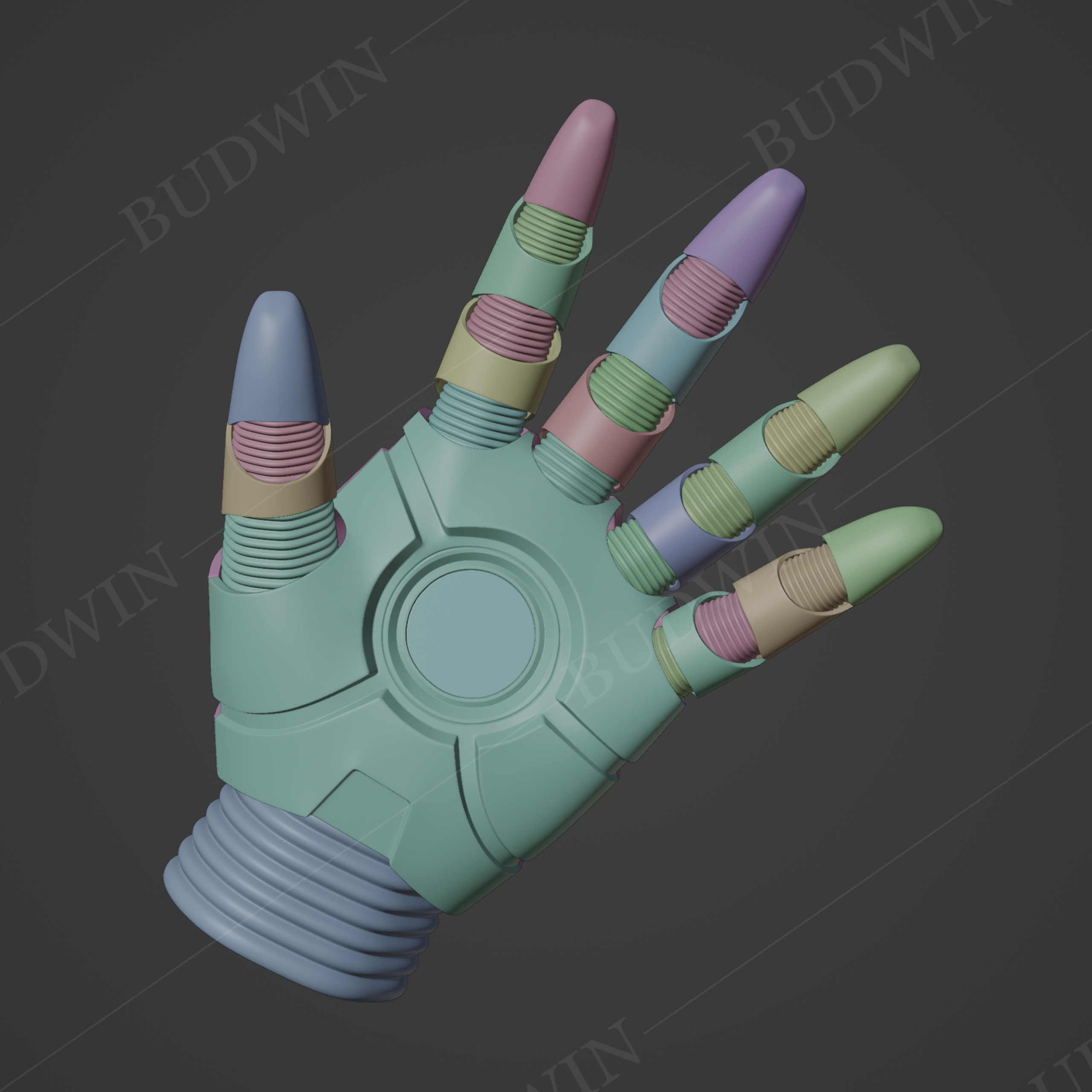 Miniatura 23 do modelo 3D Iron-man Hand set