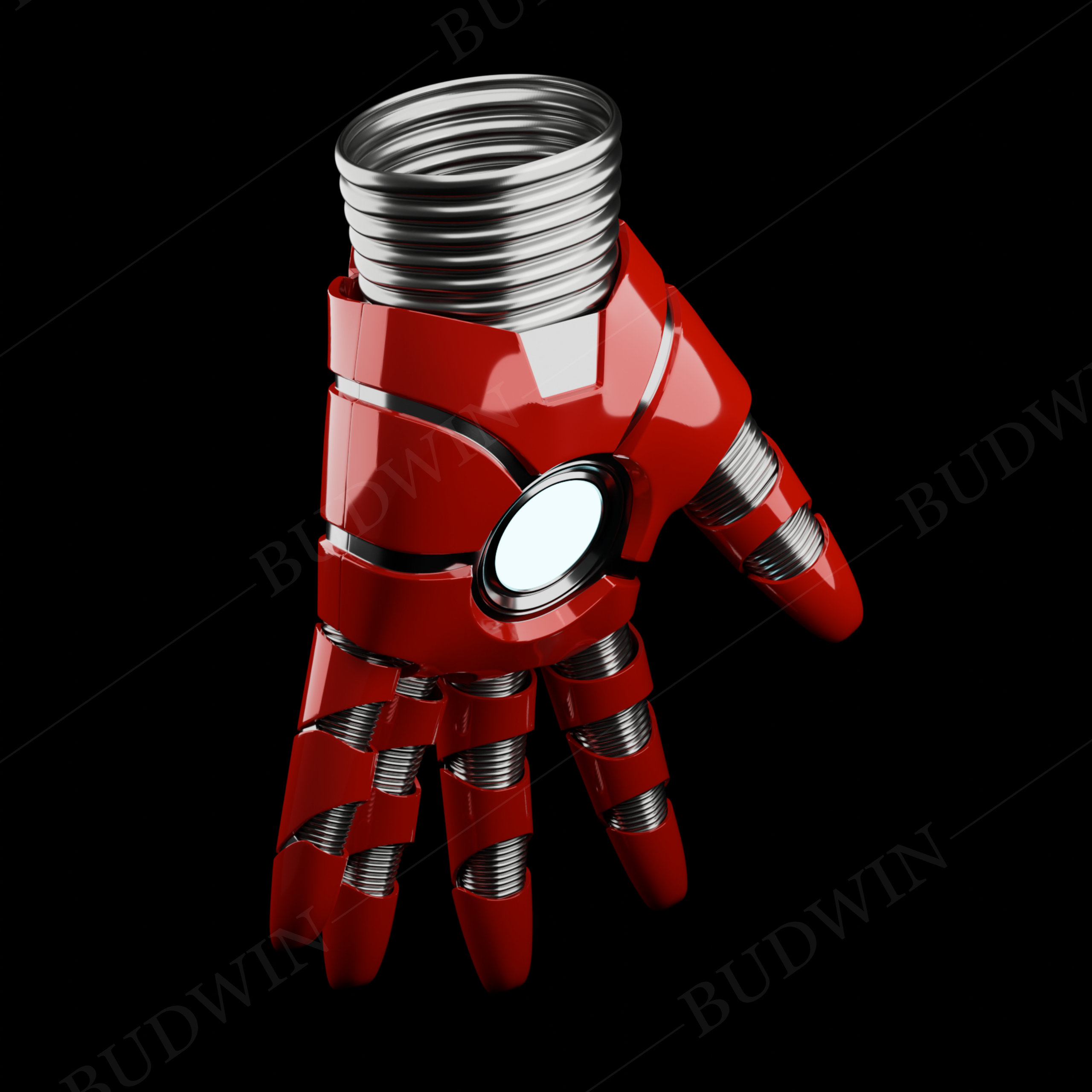 Miniatura 6 do modelo 3D Iron-man Hand set