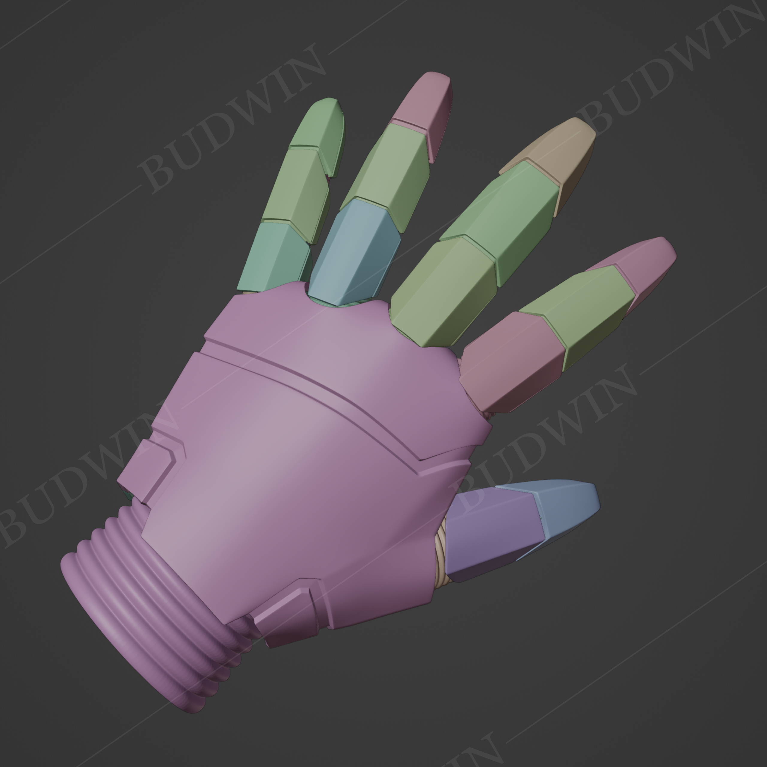 Miniatura 24 do modelo 3D Iron-man Hand set